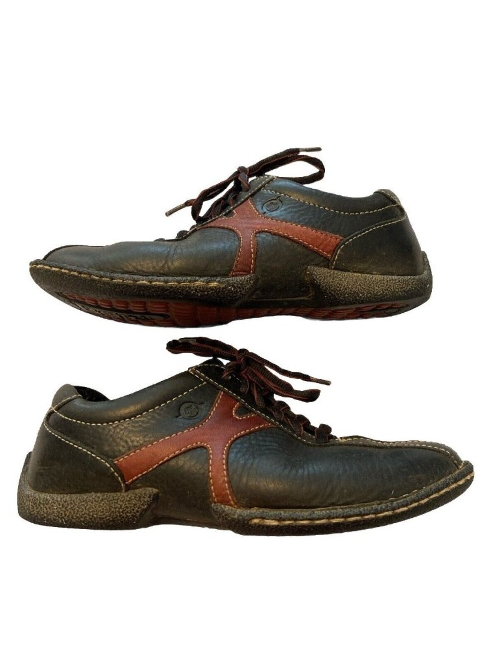Born Oxford Sneakers Women's Sz 8.5  Leather Lace Up Casual W1790